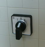 control component switch on mosaic mimic panel