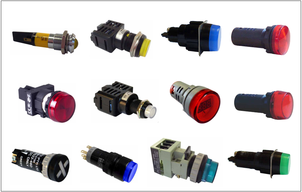 section 1 led indicators img mimic components